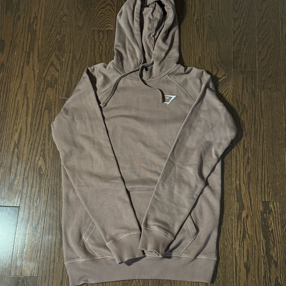 Gymshark Crest Brown Hoodie